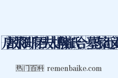 唐故荥阳郑府君夫人博陵崔氏合祔墓志铭近义词是什么意思的图片
